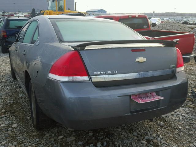 2G1WT57K391125865 - 2009 CHEVROLET IMPALA 1LT GRAY photo 3