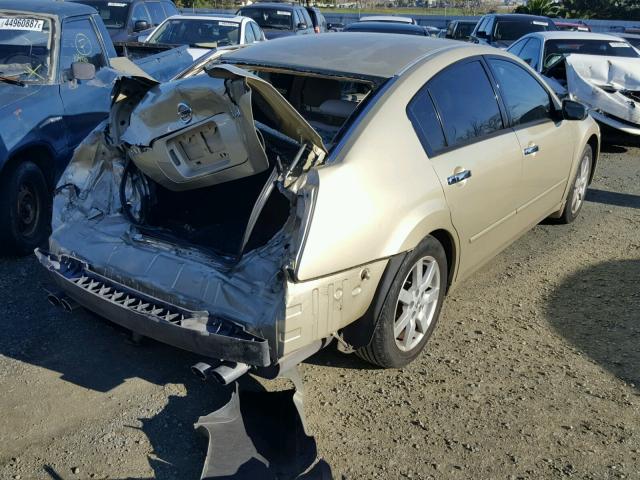 1N4BA41E64C884995 - 2004 NISSAN MAXIMA SE GOLD photo 4