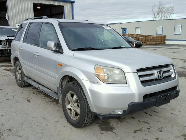 2HKYF18666H546734 - 2006 HONDA PILOT EX SILVER photo 1