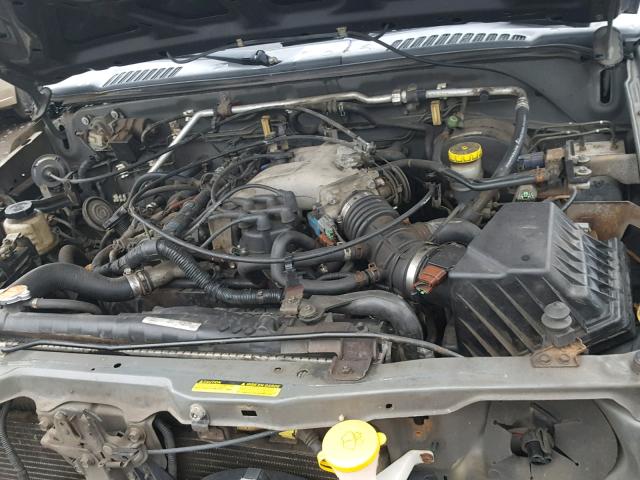 1N6ED26Y0YC419802 - 2000 NISSAN FRONTIER K GRAY photo 7