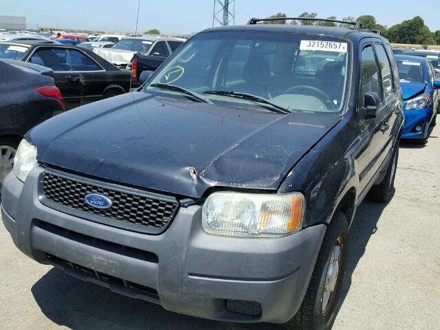 1FMYU02153KA79943 - 2003 FORD ESCAPE XLS BLACK photo 2