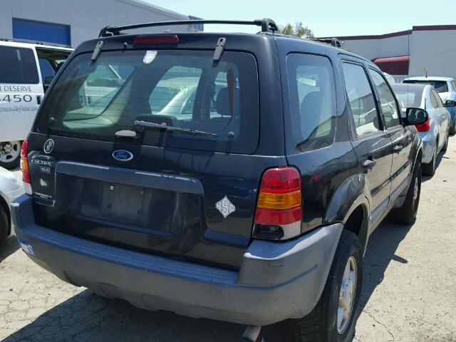 1FMYU02153KA79943 - 2003 FORD ESCAPE XLS BLACK photo 4