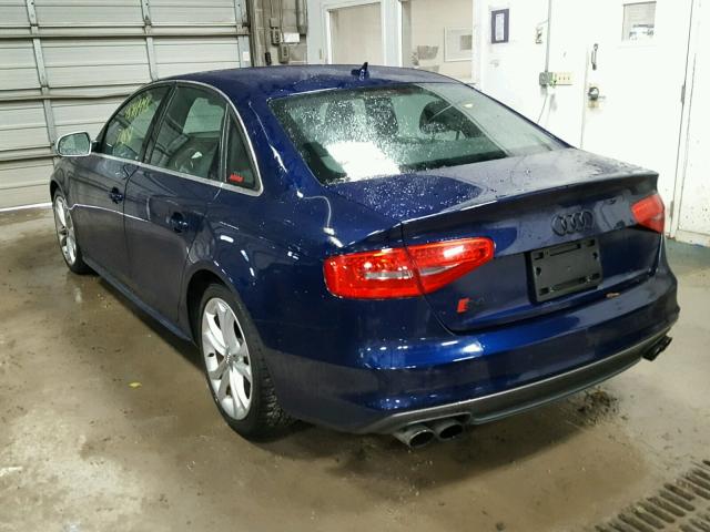 WAUDGAFL9DA158225 - 2013 AUDI S4 PREMIUM BLUE photo 3