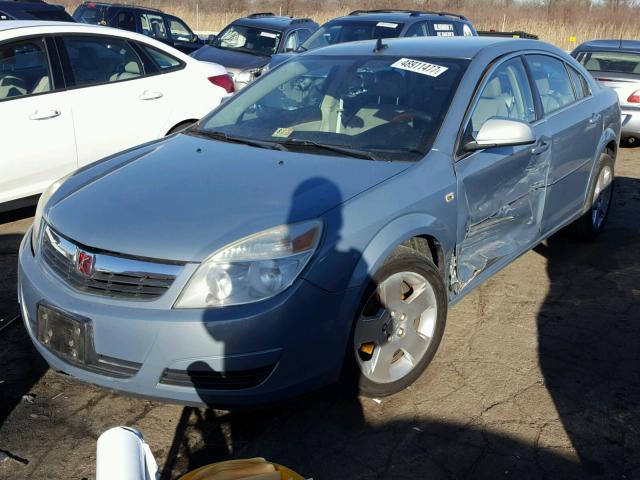 1G8ZS57N87F311404 - 2007 SATURN AURA XE BLUE photo 2