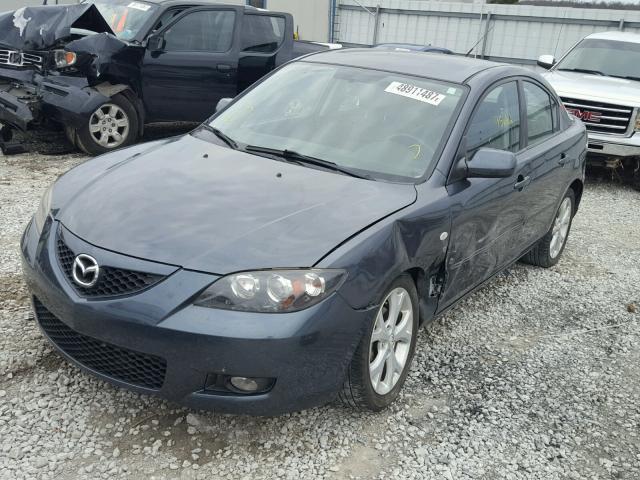 JM1BK32F981180302 - 2008 MAZDA 3 I GRAY photo 2