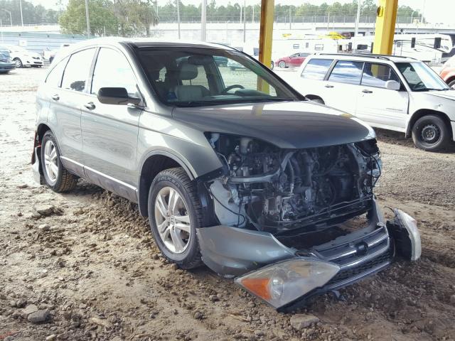 5J6RE3H76AL050987 - 2010 HONDA CR-V EXL GREEN photo 1