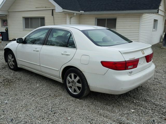 1HGCM66505A014622 - 2005 HONDA ACCORD EX WHITE photo 3