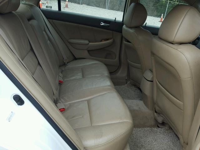 1HGCM66505A014622 - 2005 HONDA ACCORD EX WHITE photo 6