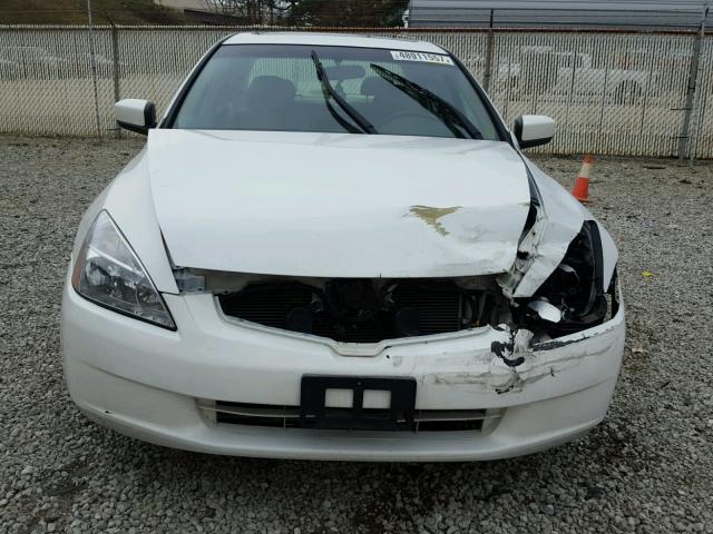 1HGCM66505A014622 - 2005 HONDA ACCORD EX WHITE photo 9