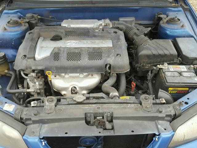 KMHDN46D85U974020 - 2005 HYUNDAI ELANTRA GL BLUE photo 7