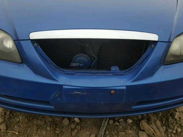 KMHDN46D85U974020 - 2005 HYUNDAI ELANTRA GL BLUE photo 9