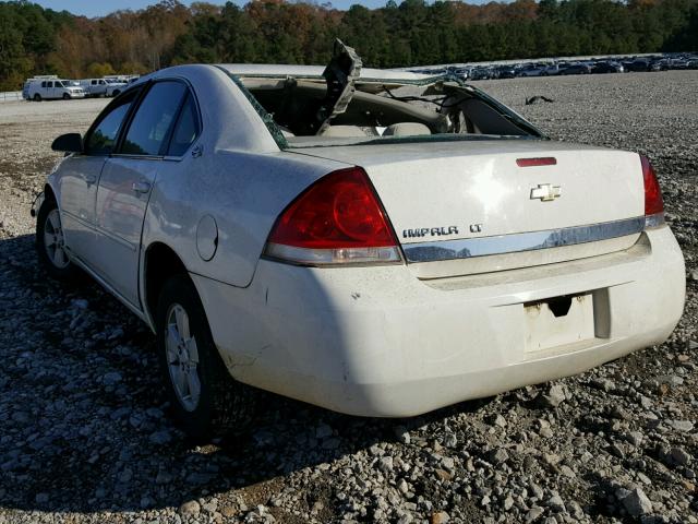 2G1WT58NX79285684 - 2007 CHEVROLET IMPALA LT WHITE photo 3