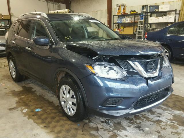 JN8AT2MT9GW008945 - 2016 NISSAN ROGUE S BLUE photo 1