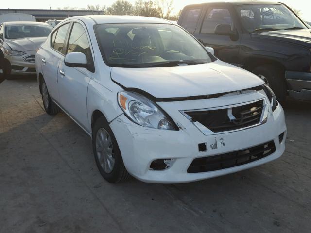 3N1CN7AP6CL897189 - 2012 NISSAN VERSA S WHITE photo 1