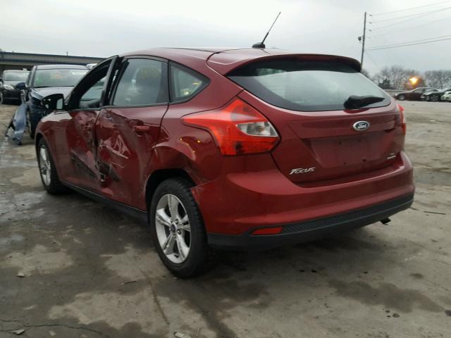 1FADP3K27DL383457 - 2013 FORD FOCUS SE RED photo 3
