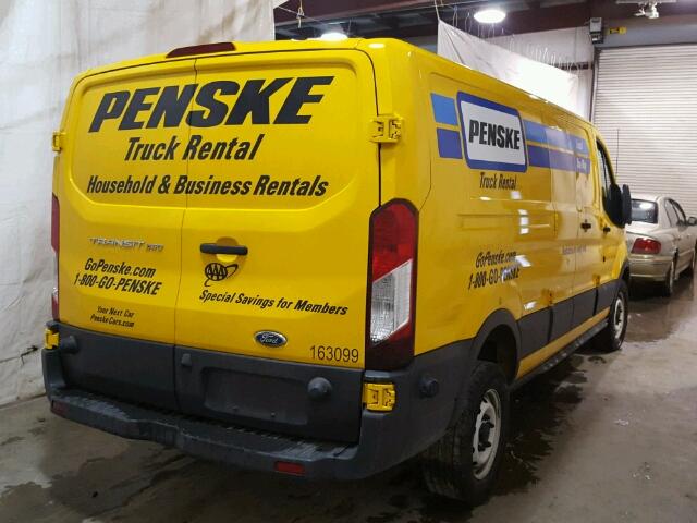 1FTYR2ZM0GKA97936 - 2016 FORD TRANSIT T- YELLOW photo 4