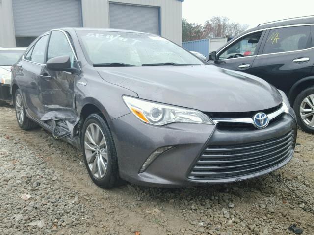 4T1BD1FK0FU149162 - 2015 TOYOTA CAMRY HYBR GRAY photo 1