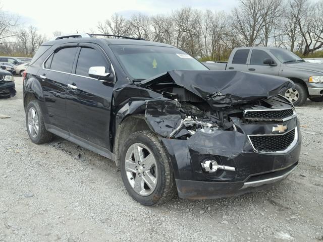 2GNFLHE39E6215417 - 2014 CHEVROLET EQUINOX LT BLACK photo 1