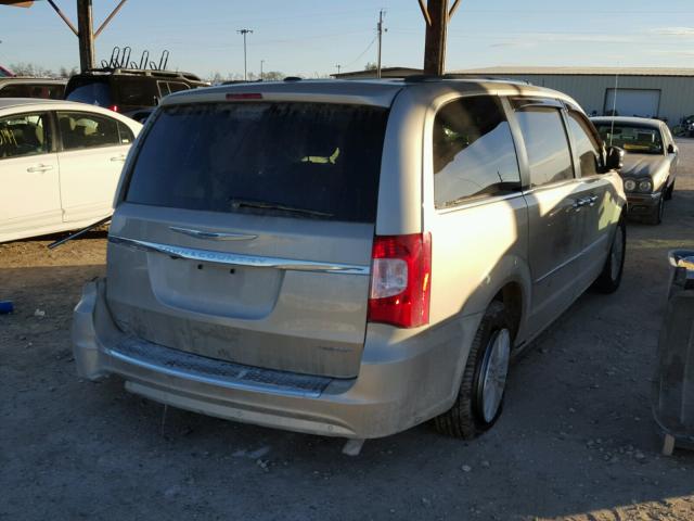 2C4RC1GG8DR723842 - 2013 CHRYSLER TOWN & COU GOLD photo 4