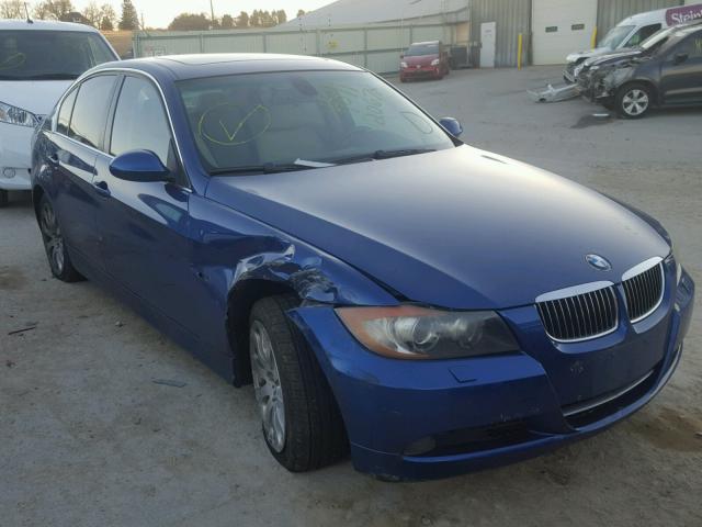 WBAVD53557AV14278 - 2007 BMW 335 XI Көк фото 1