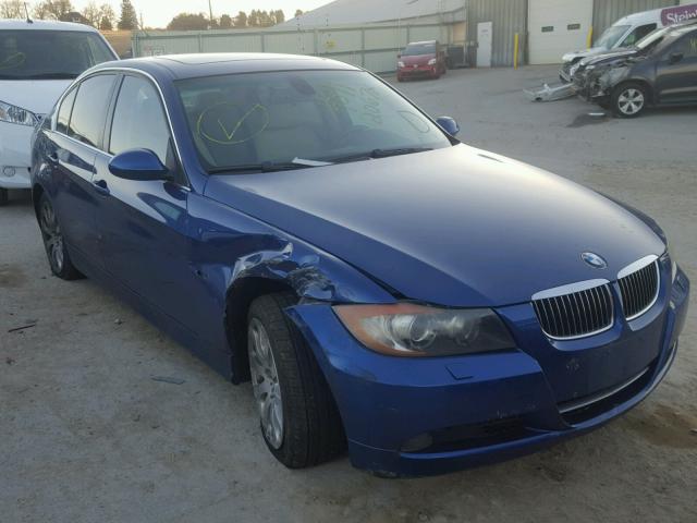 WBAVD53557AV14278 - 2007 BMW 335 XI BLUE photo 1