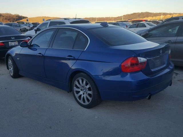 WBAVD53557AV14278 - 2007 BMW 335 XI BLUE photo 3