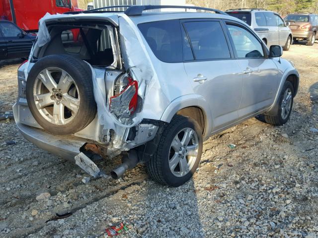 JTMBK32V375017627 - 2007 TOYOTA RAV4 SPORT SILVER photo 4