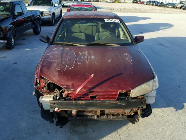 4T1BG22K5XU615091 - 1999 TOYOTA CAMRY CE BURGUNDY photo 9