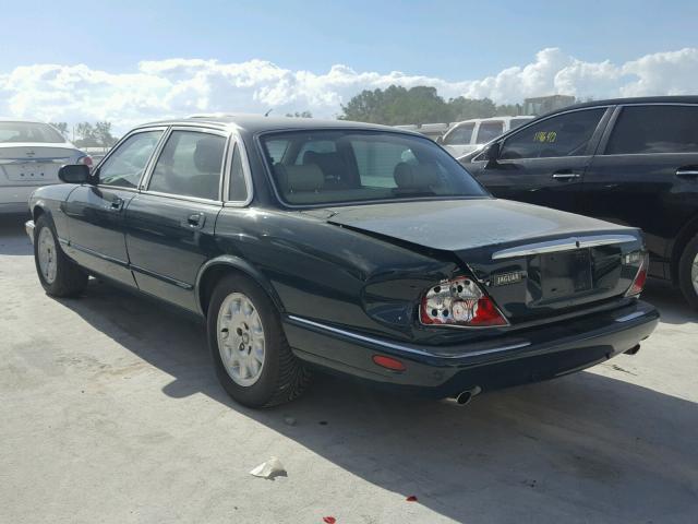 SAJDA14C91LF37981 - 2001 JAGUAR XJ8 GREEN photo 3