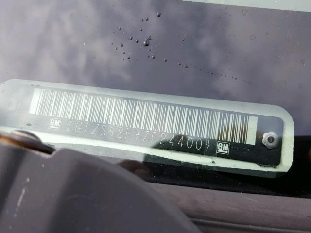 1G1ZS58F97F244009 - 2007 CHEVROLET MALIBU LS თეთრი ფოტო 10