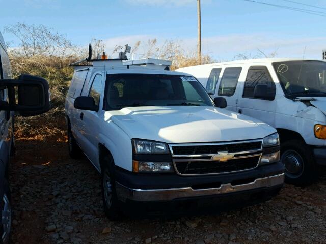 1GCEC14X97Z146056 - 2007 CHEVROLET SILVERADO WHITE photo 1