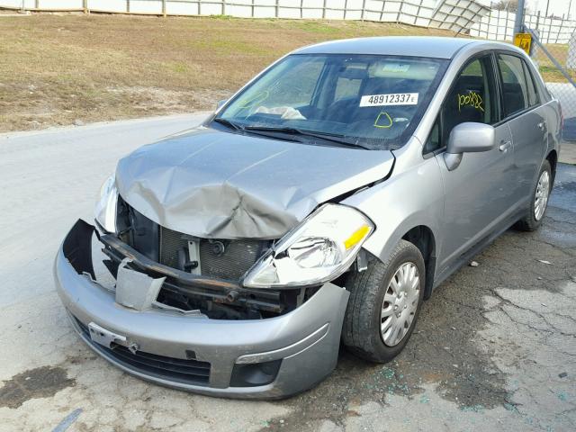 3N1BC11E09L402135 - 2009 NISSAN VERSA S CHARCOAL photo 2