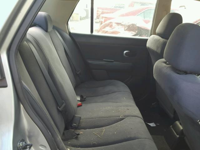 3N1BC11E09L402135 - 2009 NISSAN VERSA S CHARCOAL photo 6