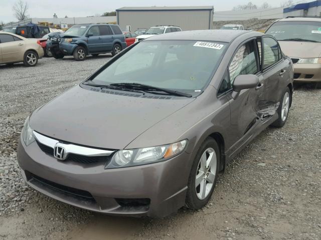 2HGFA1F61AH526502 - 2010 HONDA CIVIC BROWN photo 2