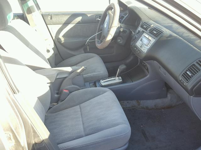 2HGES26705H600800 - 2005 HONDA CIVIC EX 灰色 照片 5