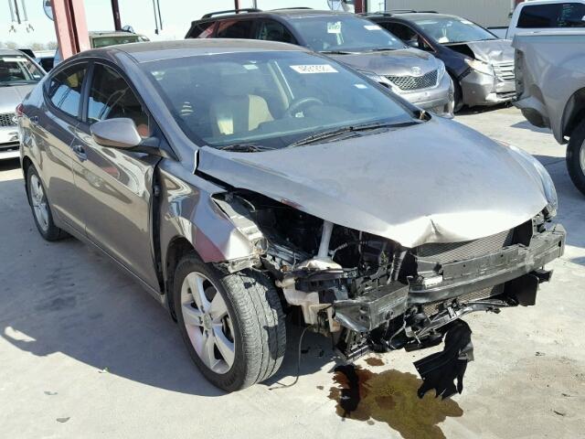 5NPDH4AE1DH263733 - 2013 HYUNDAI ELANTRA GL GRAY photo 1