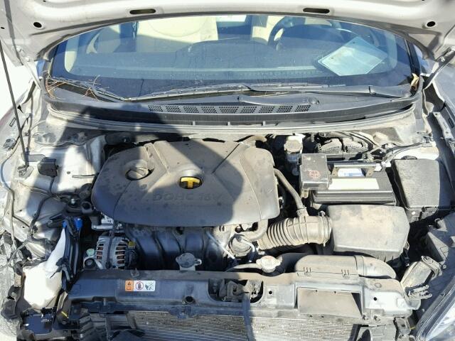 5NPDH4AE1DH263733 - 2013 HYUNDAI ELANTRA GL GRAY photo 7