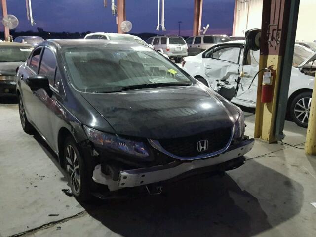 19XFB2F80FE066433 - 2015 HONDA CIVIC EX შავი ფოტო 1