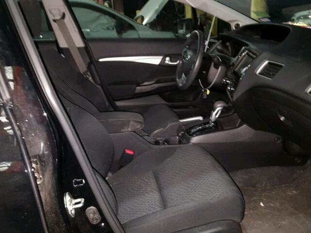 19XFB2F80FE066433 - 2015 HONDA CIVIC EX შავი ფოტო 5