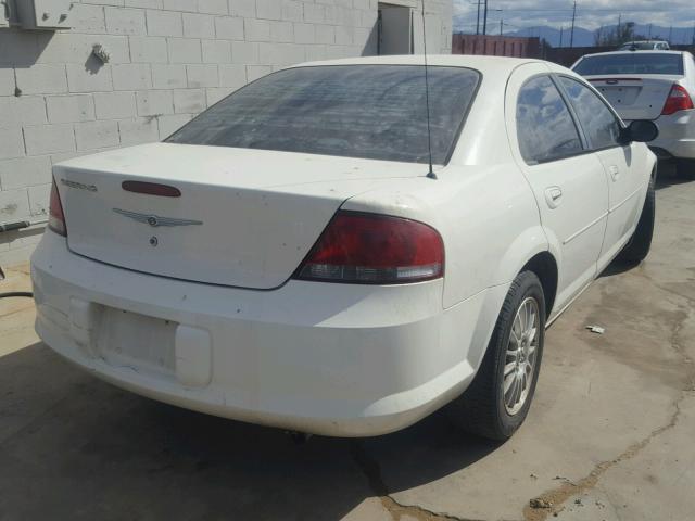 1C3EL46X74N288993 - 2004 CHRYSLER SEBRING LX WHITE photo 4