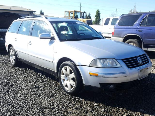 WVWWH63B52E109059 - 2002 VOLKSWAGEN PASSAT GLX SILVER photo 1