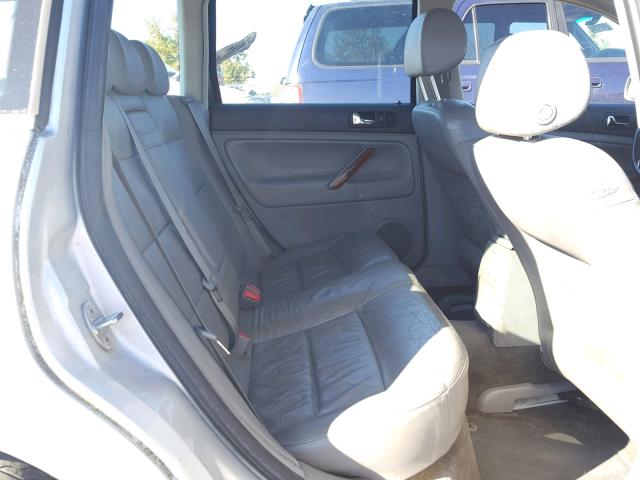 WVWWH63B52E109059 - 2002 VOLKSWAGEN PASSAT GLX SILVER photo 6