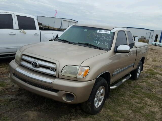 5TBRT34176S475727 - 2006 TOYOTA TUNDRA ACC GOLD photo 2