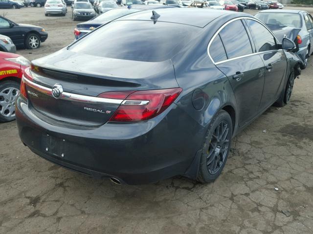 2G4GK5EX3E9251650 - 2014 BUICK REGAL GRAY photo 4