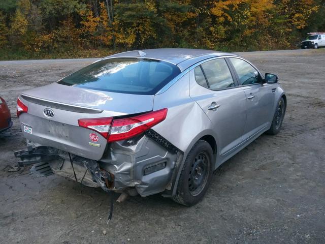 KNAGM4AD0B5004550 - 2011 KIA OPTIMA HYB SILVER photo 4