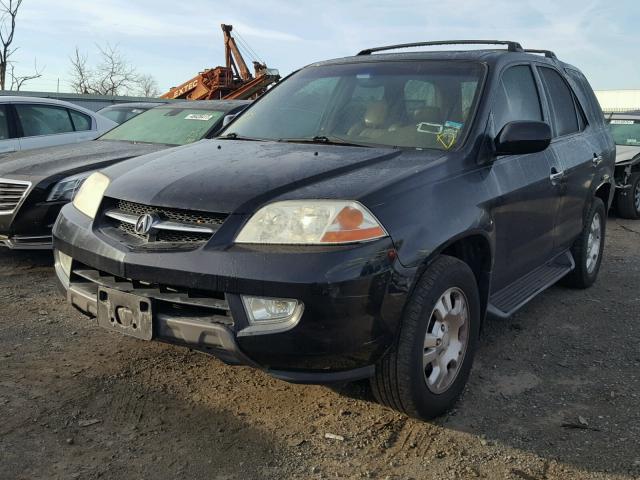 2HNYD182X1H517526 - 2001 ACURA MDX BLACK photo 2