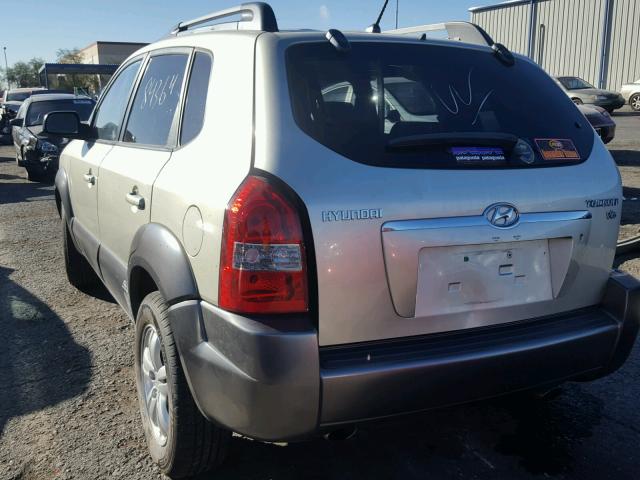 KM8JN12D67U619759 - 2007 HYUNDAI TUCSON GL SILVER photo 3