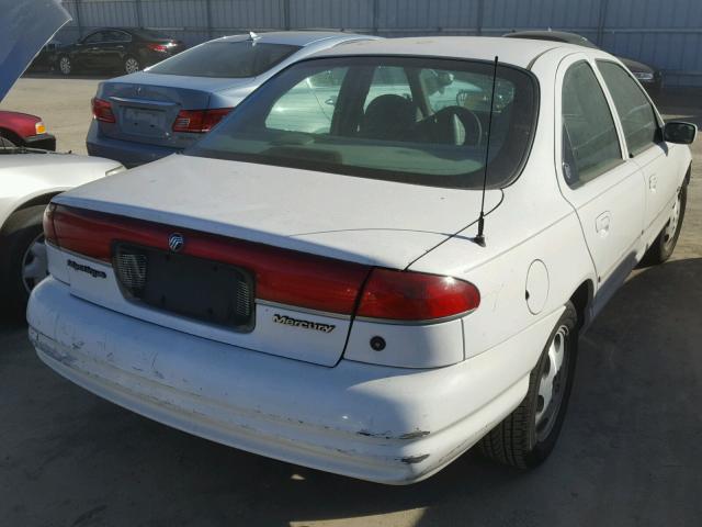 1MEFM6537YK610092 - 2000 MERCURY MYSTIQUE G WHITE photo 4