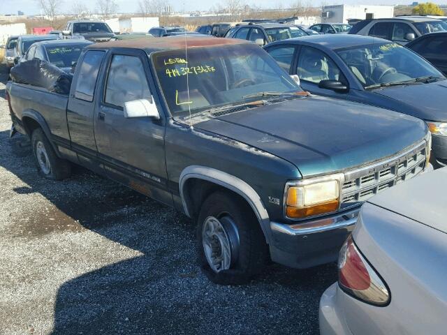 1B7GG23YXPS213656 - 1993 DODGE DAKOTA GREEN photo 1