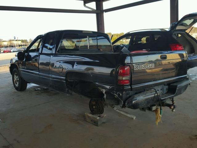 1B7HC13Z4XJ632305 - 1999 DODGE RAM 1500 BLACK photo 3